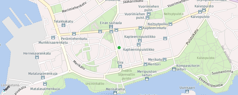HERE Map of Laivurinkatu 17, Helsinki