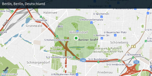 HERE Map of Barstraße 10, 10713 Berlin