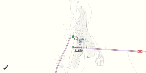 HERE Map of Boumalne, Morocco