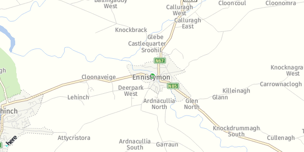 HERE Map of Ennistymon, Ireland