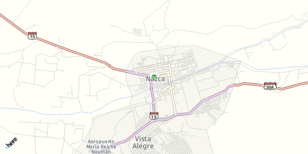 HERE Map of Nazca, Perú