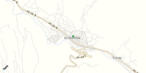 HERE Map of Urubamba, Peru
